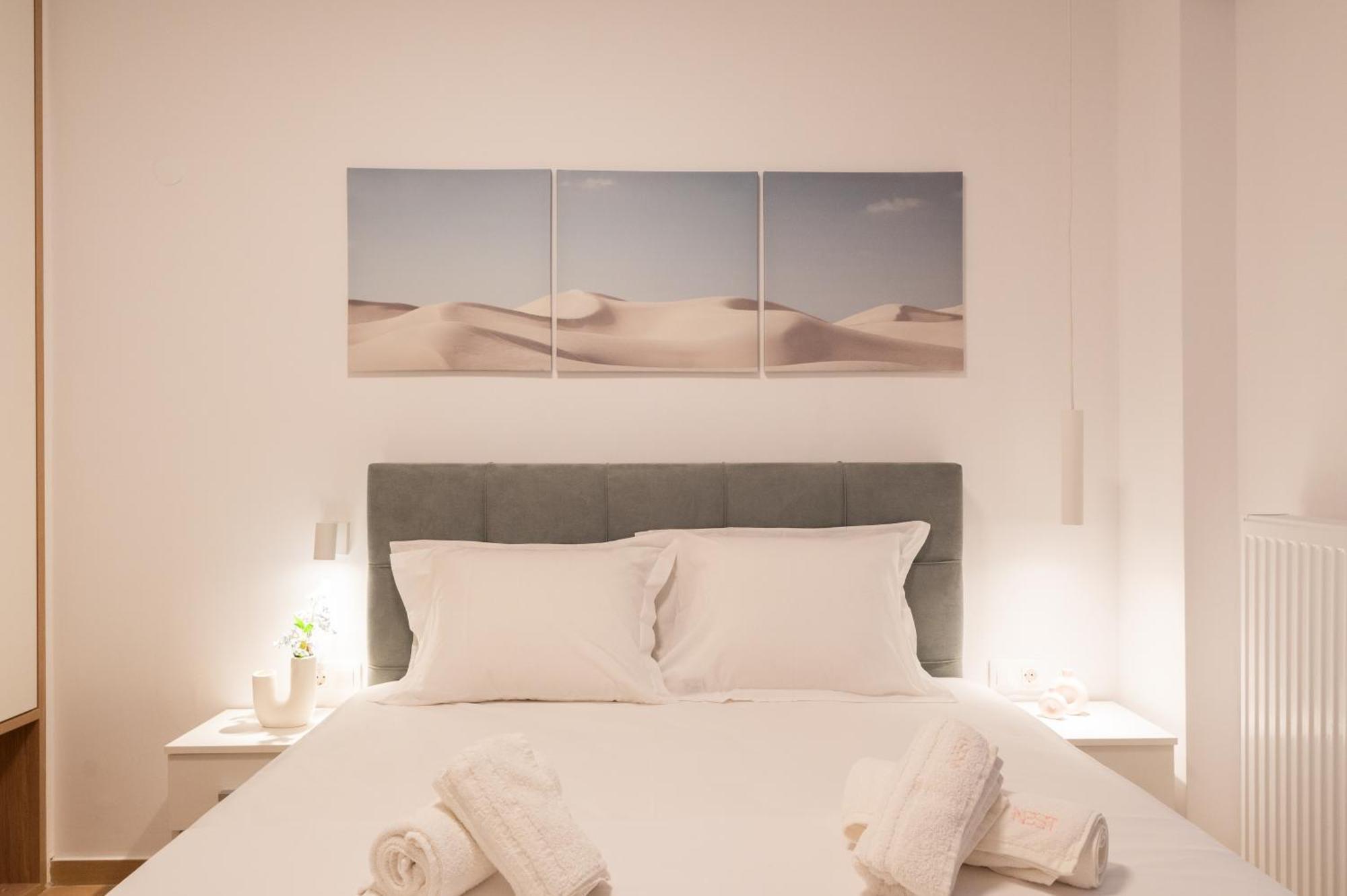 Apartamento Honey Oak & Cream Patio By Nest Tesalónica Habitación foto